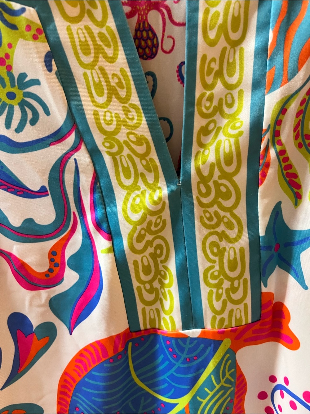 NWT Gretchen Scott Sea of Love Jersey Dress XL - Picture 4 of 7
